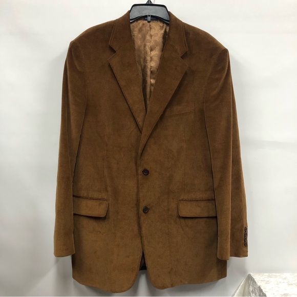 Stafford Essentials Corduroy Blazer Jacket men's 44L sport coat